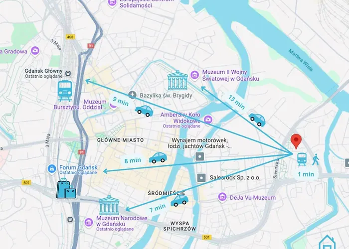 Ubytování v soukromí Dolce - 10 Minutes To Old Town & Seaside Gdaňsk